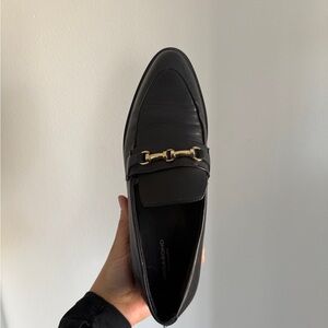 Vagabond Black Leather Loafers